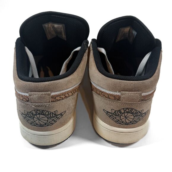Nike Air Jordan 1 Low SE Elephant Print Swoosh DZ4130-201 Men’s Size 11 Brown - Picture 4 of 16